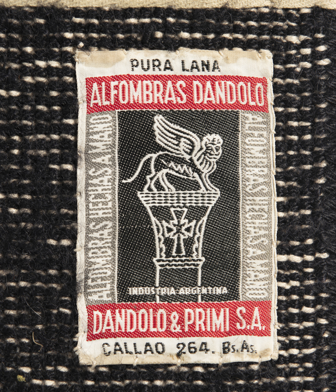 Tappeto in lana di Dandolo Vintage del XX Secolo Anni 60 Opera d'arte esemplare - Robertaebasta® Art Gallery opere d’arte esclusive.